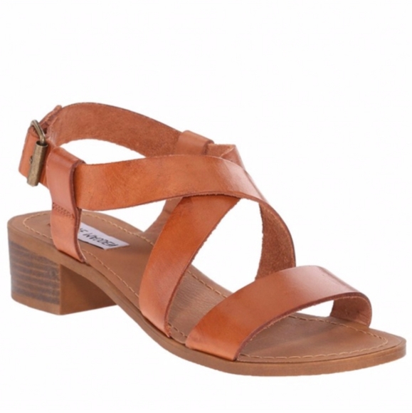 Steve Madden Shoes - Steve Madden Lorelle Strappy Cognac Sandals